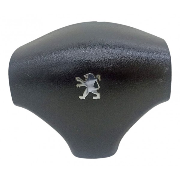 Tampa Capa Buzina Volante Peugeot 206 2003 2004 2005 2006 Preto