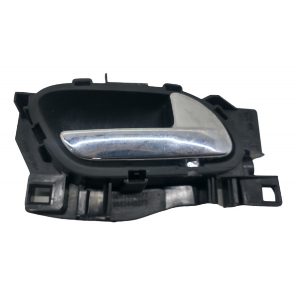 Maçaneta Interna Diant Direita Citroen Aircross 2014 2015 16 Preto Dianteira