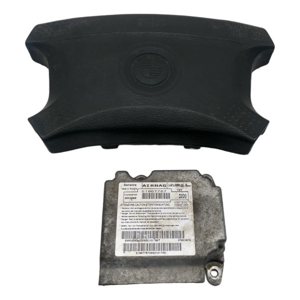 Bolsa Volante Completo Bmw 318i 1995 1996 1997 1998 1999 Preto