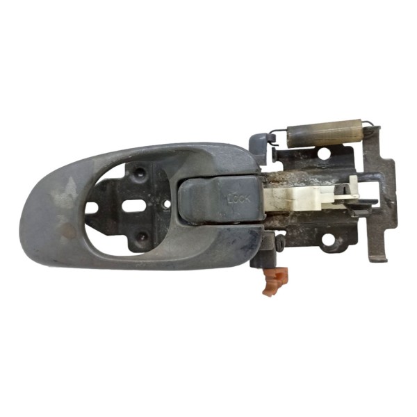 Maçaneta Interna Diant Direita Kia Carens 1998 1999 2000 01 Cinza Dianteira