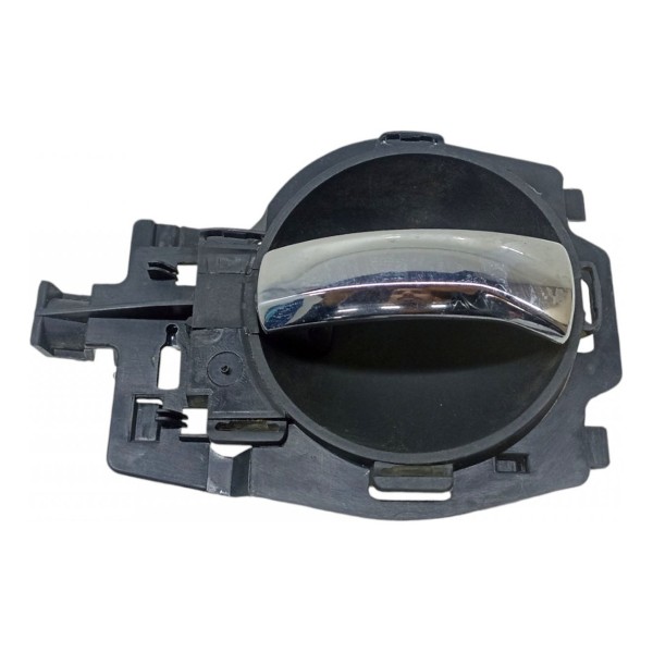 Maçaneta Interna Tras Direita Citroen C3 2006 2007 2008 2009 Preto Traseira