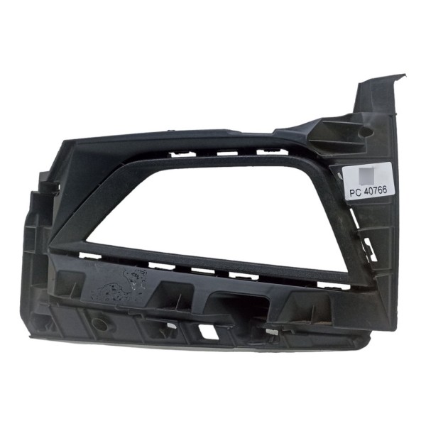 Acabamento Farol Milha Esquerdo Vw Polo 2018 2019 2020 2021 Preto