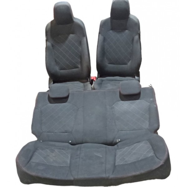 Jogo Banco Dianteiro Renault Kwid 2017 2018 2019 2020 2021 Preto