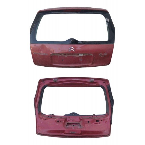 Friso Porta Mala Sem Vidro Citröen C3 2007 08 2009 Até 2012 Vermelho