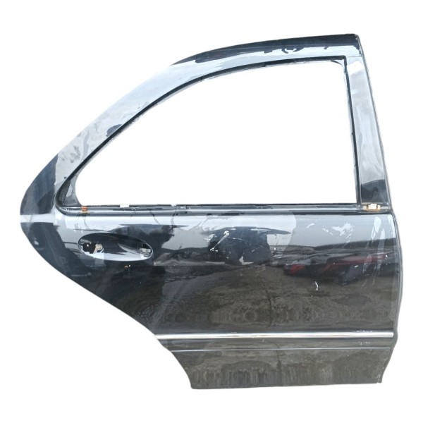 Porta Traseira Direita Mercedes S500 2001 2002 2003 Detalhe Traseira Direito Preto
