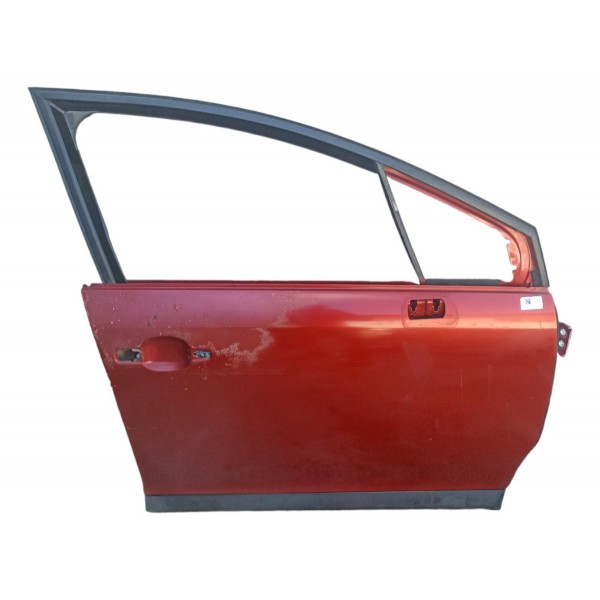 Porta Dianteira Direita Citroen C4 2007 2008 2009 2010 2011 Dianteira Direito Vermelho