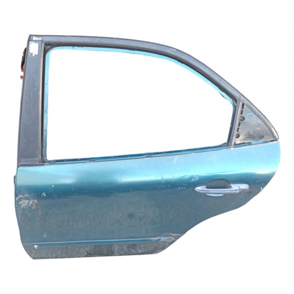 Porta Trás Esquerda Fiat Brava 2000 2001 2002 2003 2004 2005 Verde Traseira Esquerdo
