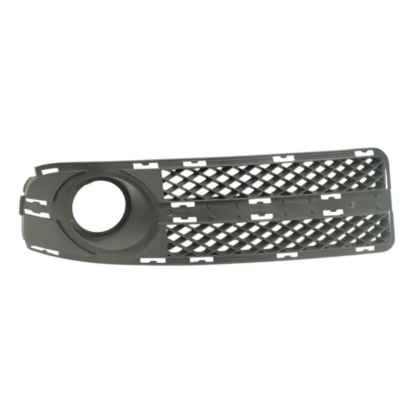 Grade Esquerda Farol Milha Vw Gol Saveiro G3 Preto Esquerdo