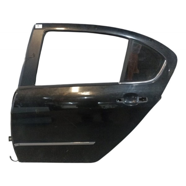 Porta Traseira Esquerda Peugeot 408 2011 2012  2013 2014 Preto Traseira Esquerdo