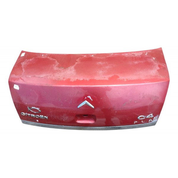 Tampa Traseira Citroen C4 Pallas 2007 2008 2009 2010 2011 Vermelho
