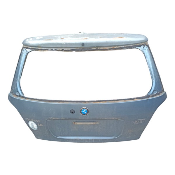 Tampa Traseira Kia Carens 1998 1999 2000 2001 2002 Detalhe Cinza