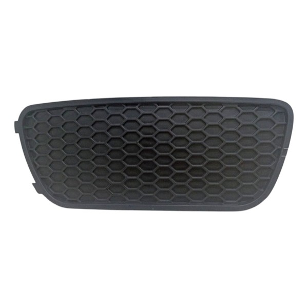 Grade Direita Parachoque Dianteiro Fiat Palio 2004 2005 2006 Preto Plástico