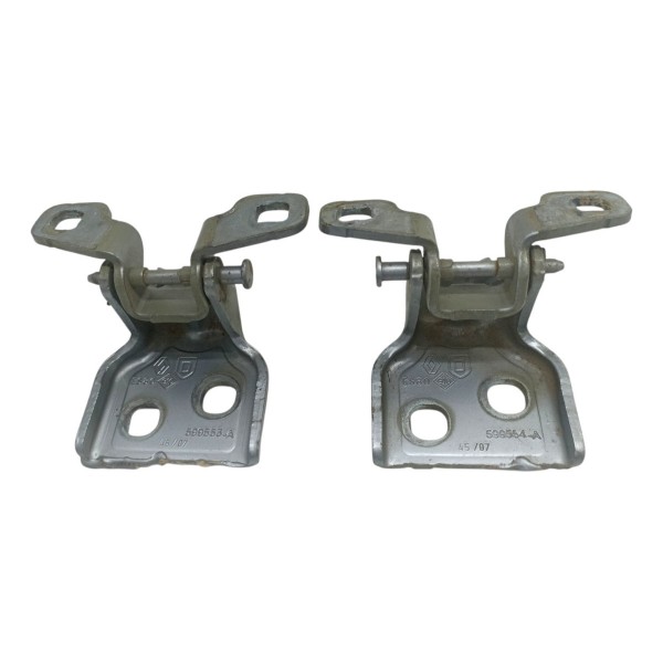 Par Dobradiça Porta Esquerdo Renault Logan 2007 2008 2009 10