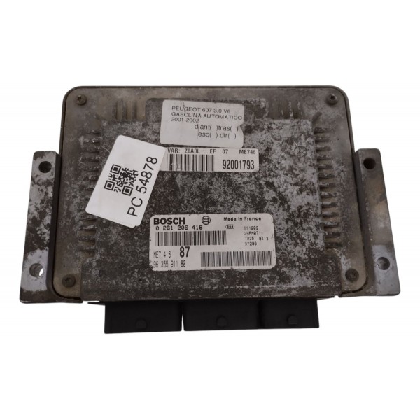 Módulo Injeção Peugeot 607 3.0 Aut 2002 2003 2004 2005 2006