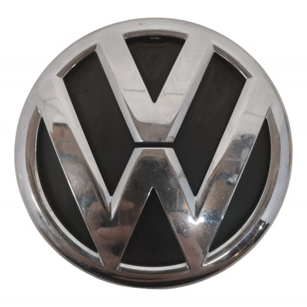 Emblema Tampa Traseira Vw Golf G6 Voyage G6 Polo Golf Kombi Prateado