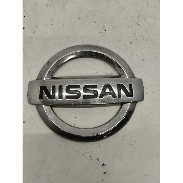 Emblema Grade Dianteira Nissan March 2014 2015 2016 Prateado