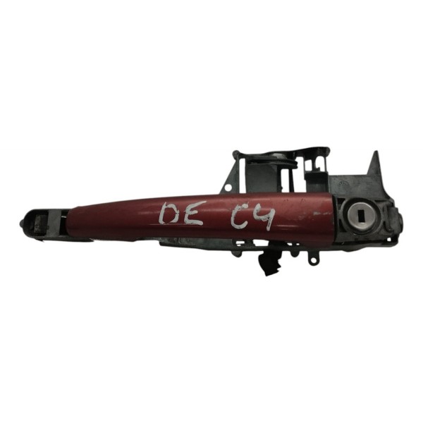 Maçaneta Externa Diant Esq Citroen C4 2008 2009 2010 2011 Vermelho Dianteira