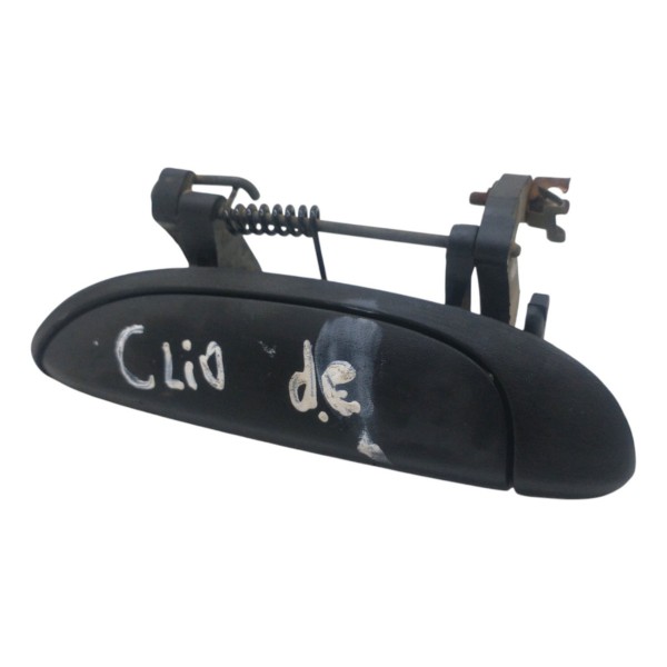 Maçaneta Externa Diant Esq Renault Clio 2002 2003 2004 2005 Preto Dianteira