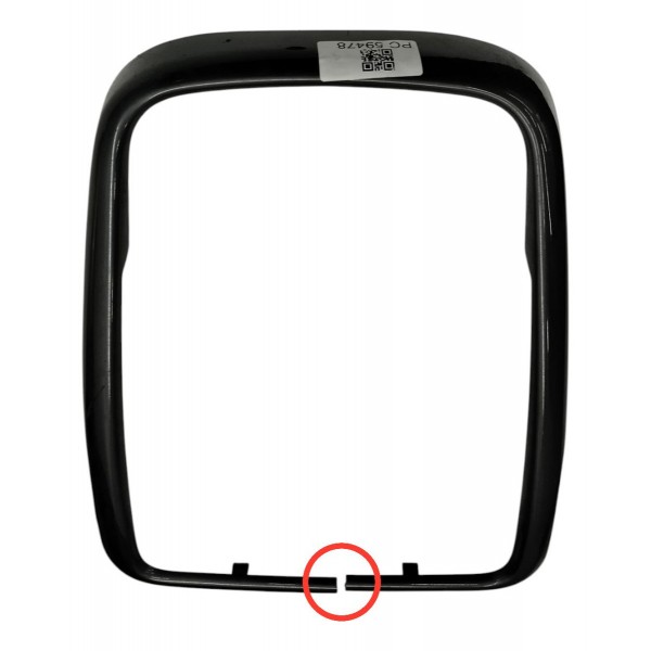 Moldura Painel Central Renault Duster 2011 2015 Detalhe