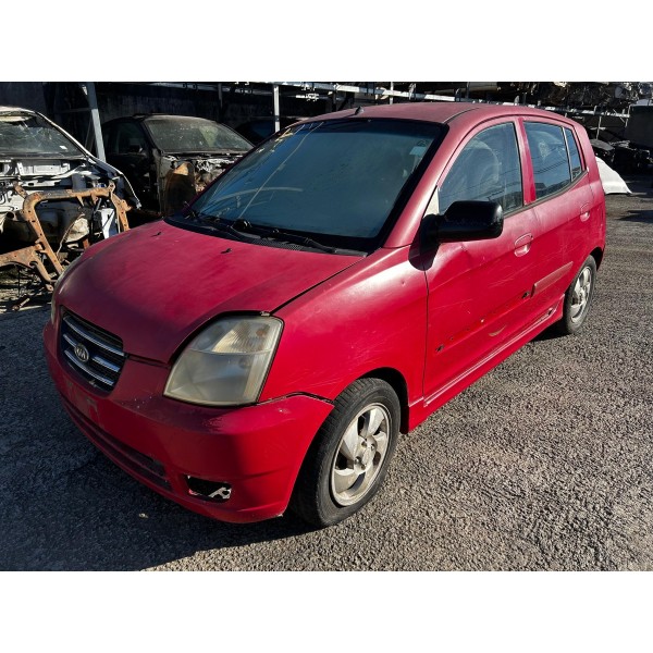 Moldura Caixa Ar Esquerdo Kia Picanto 2007 2008 Vermelho