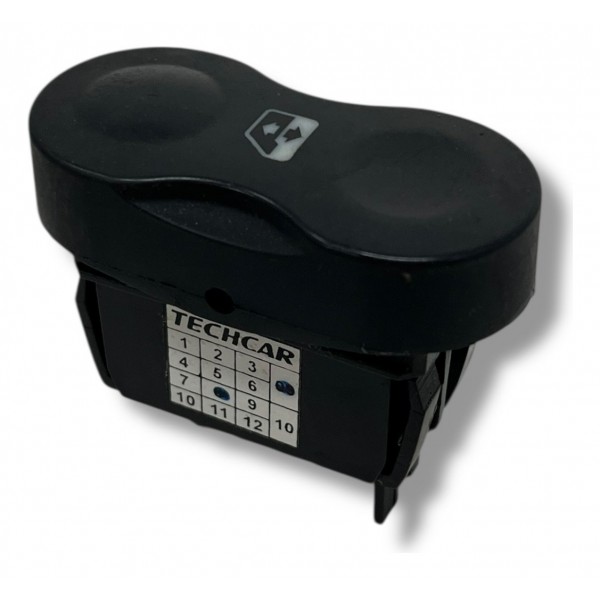 Botão Vidro Trase Renault Logan Sandero 2008 2009 2010 2012