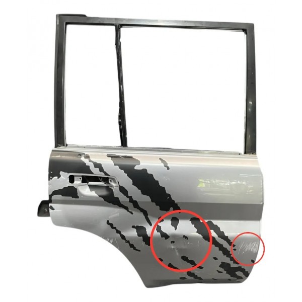 Porta Traseira Direita Mitsubishi Tr4 2.0 2007 2010 13 Detal Traseira Direita