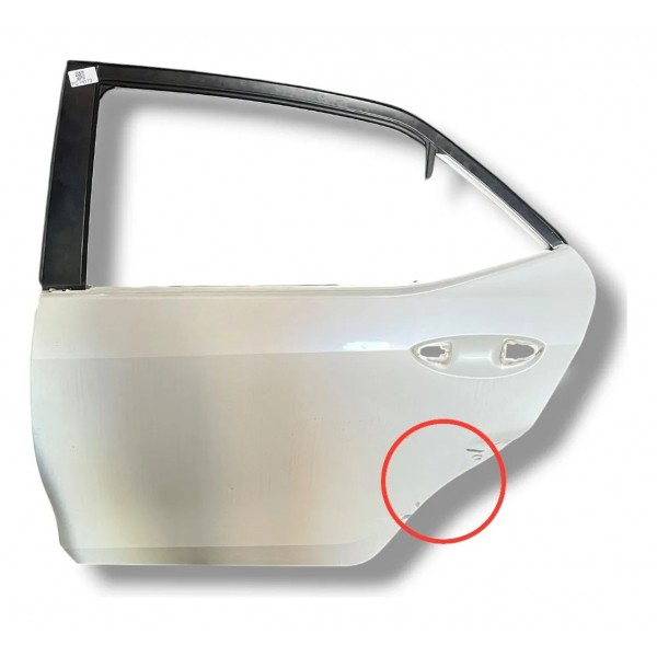 Porta Traseira Esq Fiat Mobi 2017 2018 2019 2020 2024 Det Dianteira Esquerda