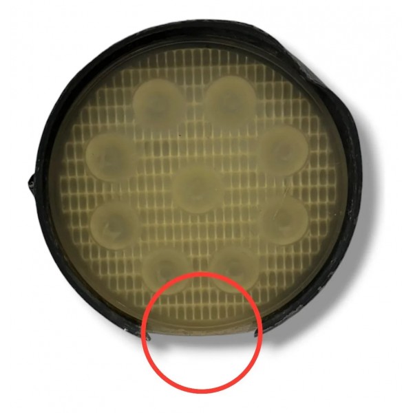 Farol Milha Redondo Ford Fiesta 1.6 2010 2011 2013