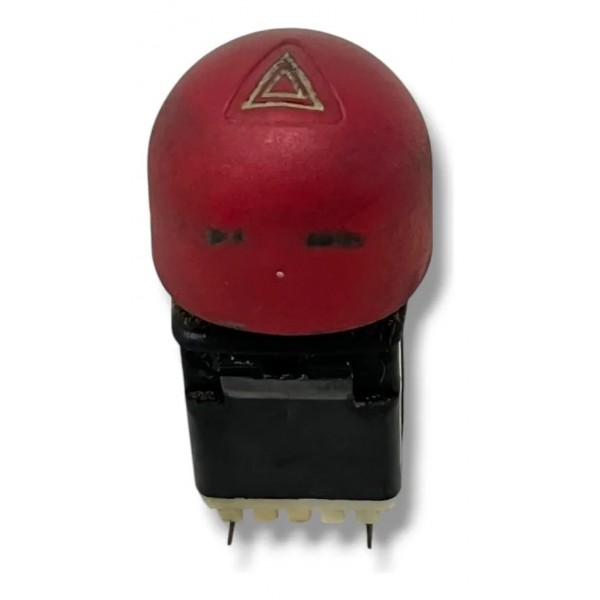 Botao Pisca Alerta Renault Twingo 1995 1996 1997 1998 1999 Vermelho