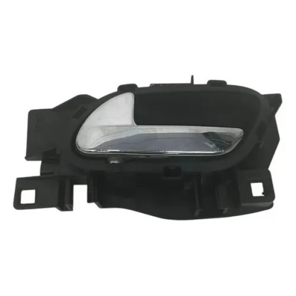 Maçaneta Int Traseira Esq Citroen C3 2013 2014 2015 2016 18 Preto Traseira