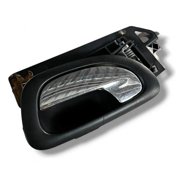 Maçaneta Interna Diant Esq Peugeot 307 2002 2003 2004 05 06 Preto Dianteira
