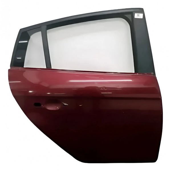Porta Traseira Direita Fiat Bravo 2010 A 2016 1.8 Flex Traseira Direito Bordô