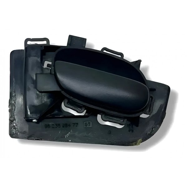 Maçaneta Interna Dianteira Esquerda Peugeot 206 2007 A 2012 Preto Dianteira